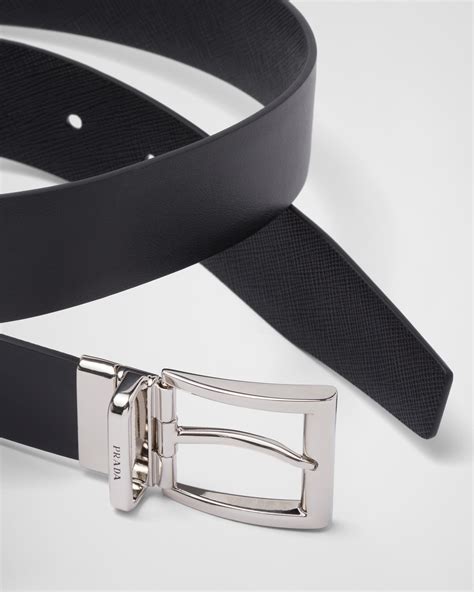 prada reversible saffiano logo belt|prada saffiano leather belt.